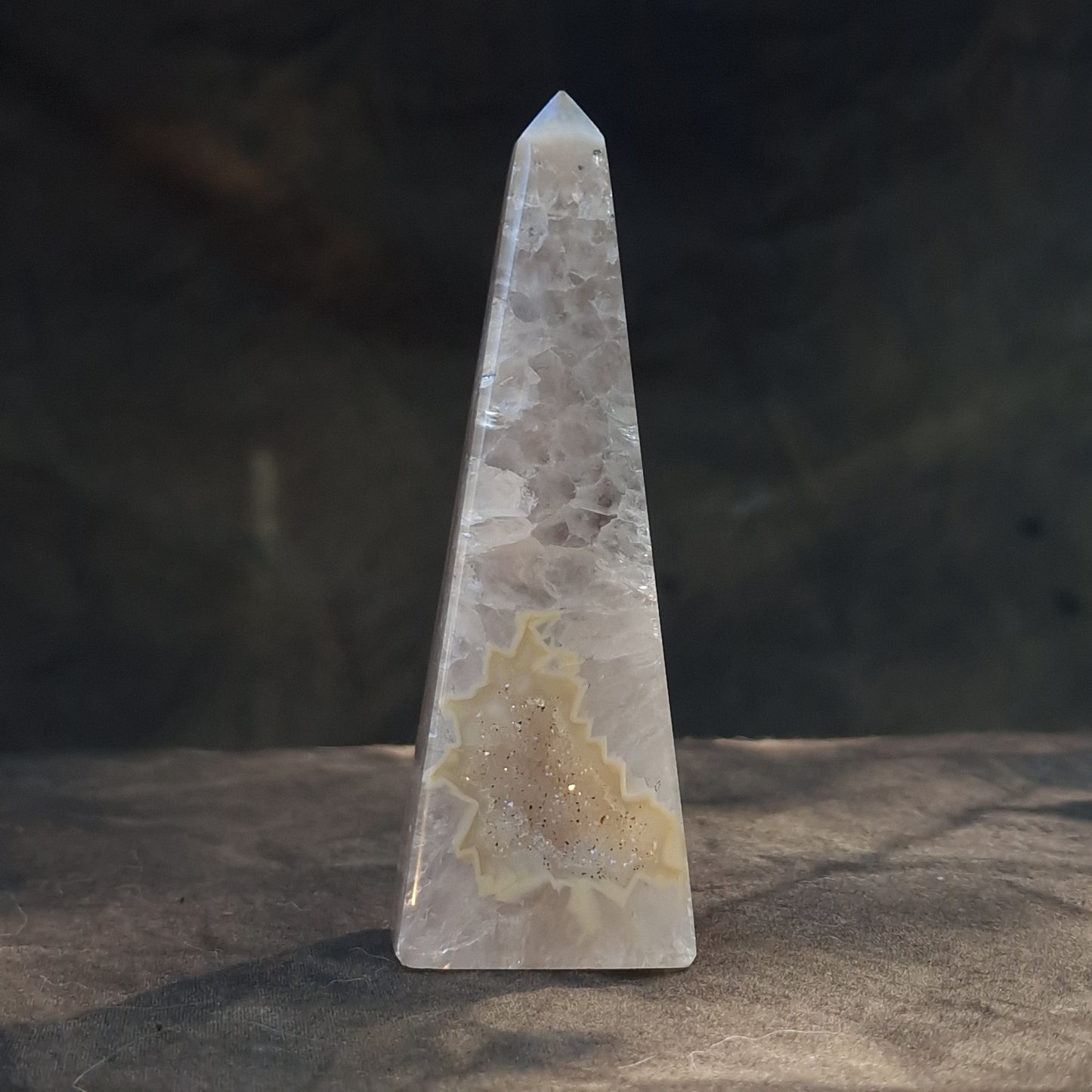Agaat Obelisk Druzy