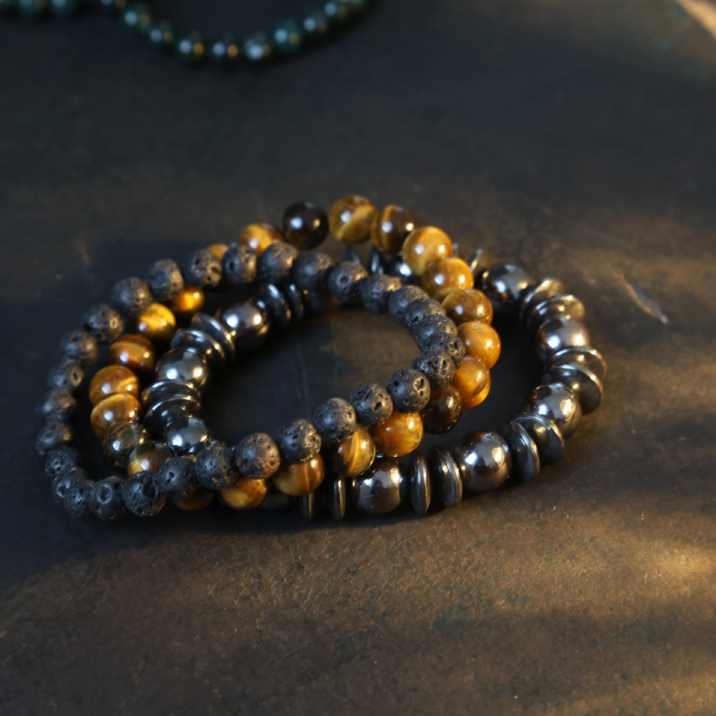 Armbanden set tijgeroog