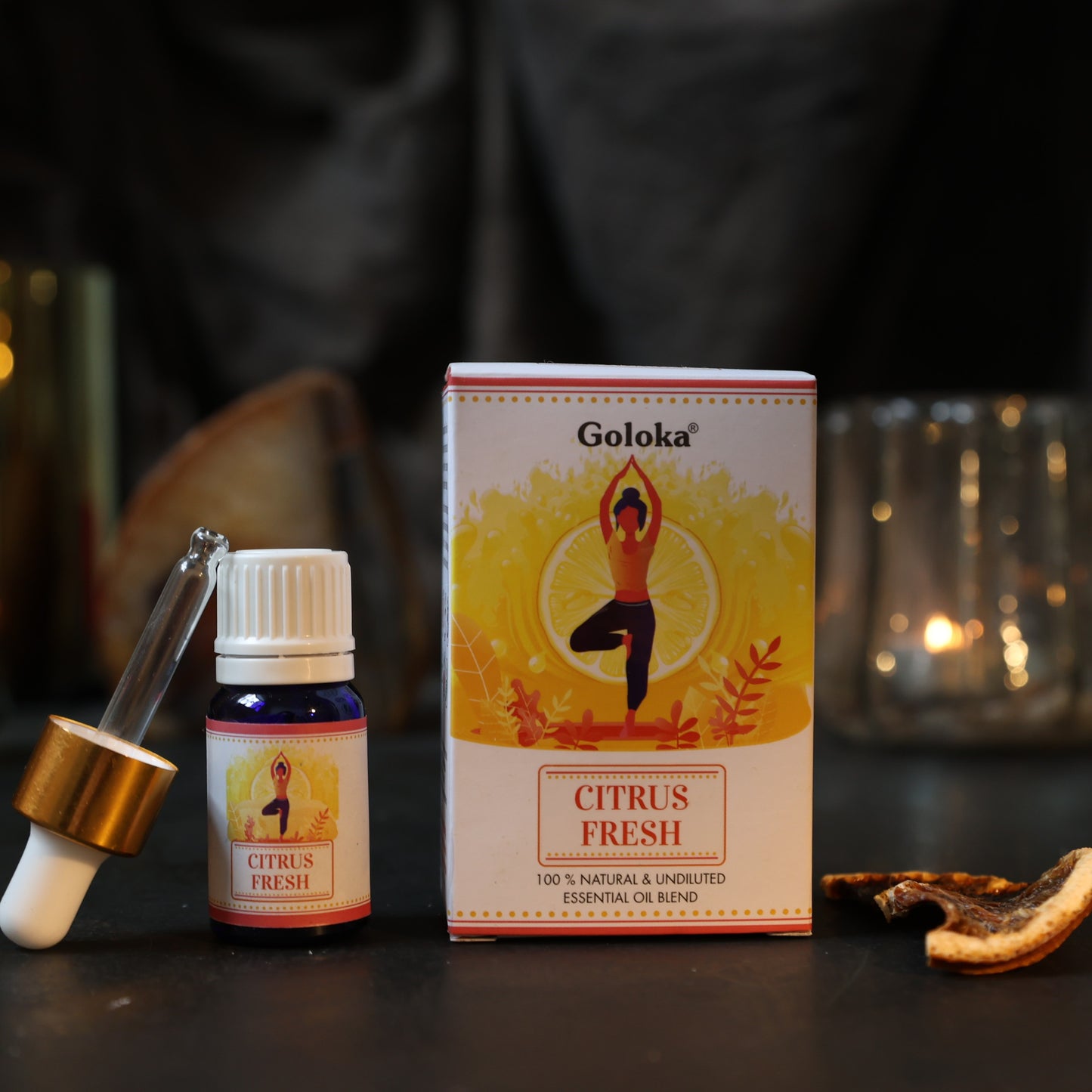 Citrus Fresh Essentiële Olie van Goloka - 10 ml met handig doseer pipet