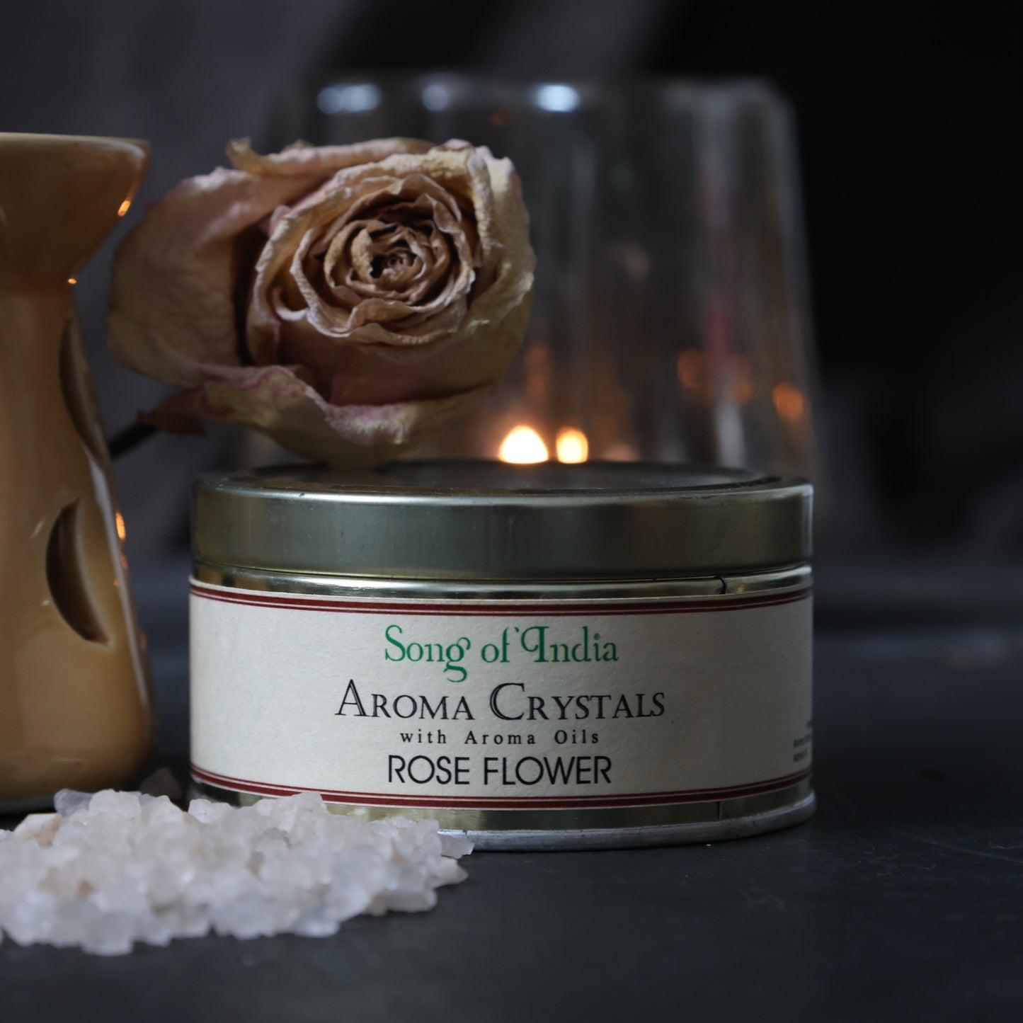 Aroma kristal set roos