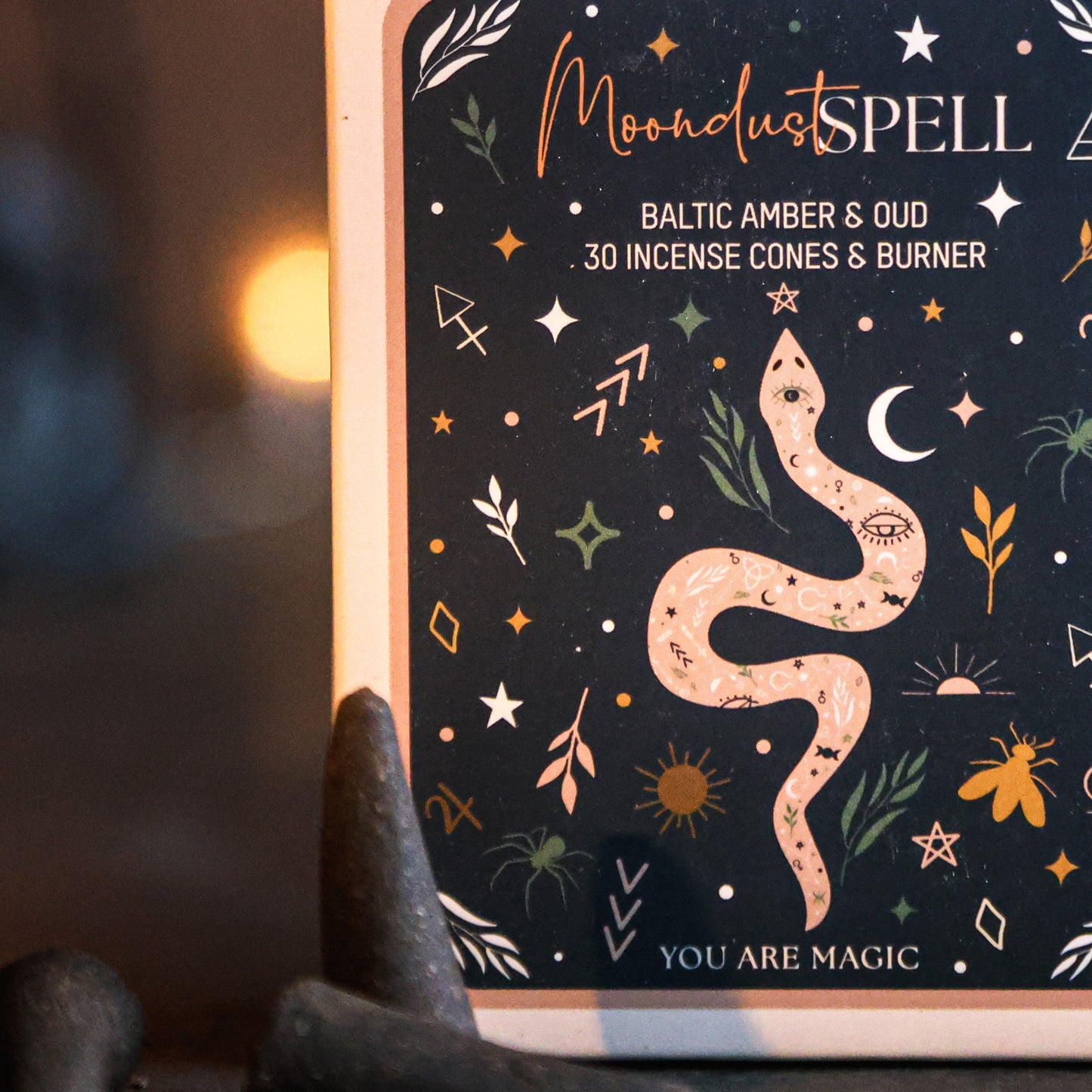 moondust spel wierook kegels