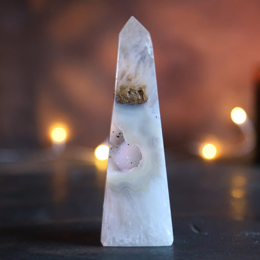 Agaat Toren met Druzy