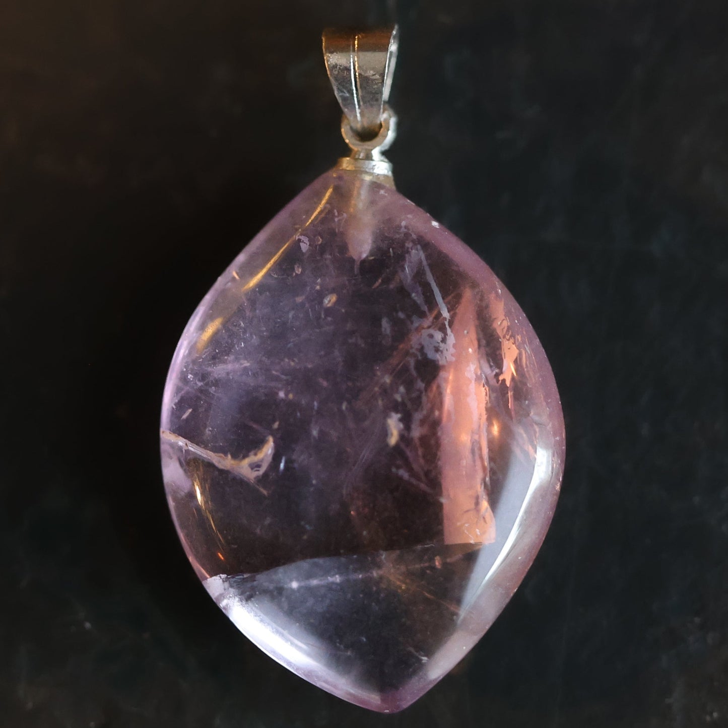 Amethist hanger druppelvorm