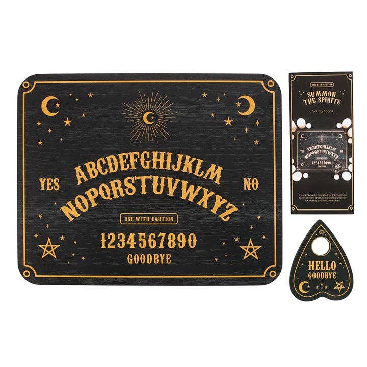 Ouija-bord met planchette