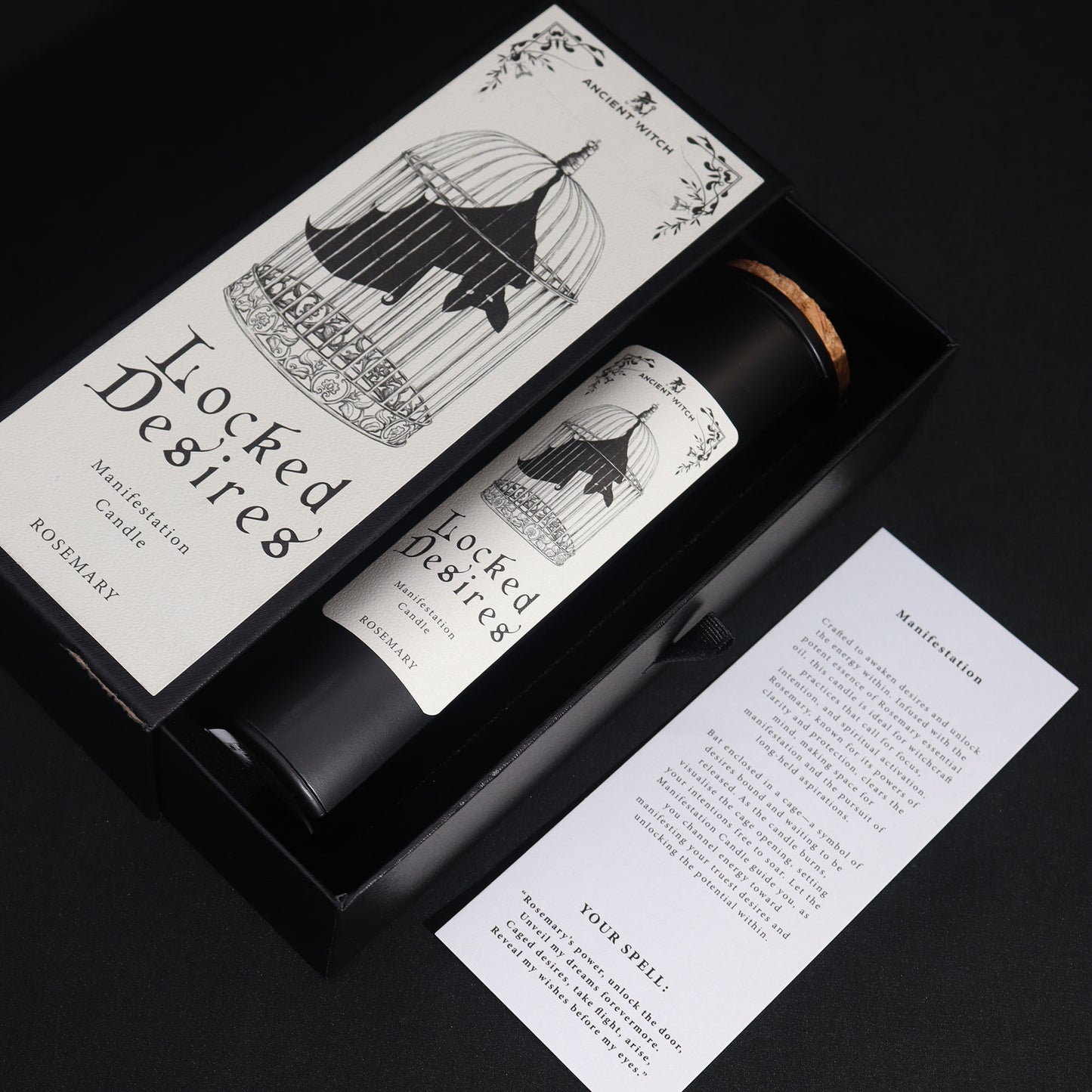 Laat de Manifestation Candle jouw gids zijn bij het richten van energie, het bevrijden van verlangens en het openen van nieuwe mogelijkheden. Bestel nu en ontdek de kracht van intentie en ritueel. met giftbox