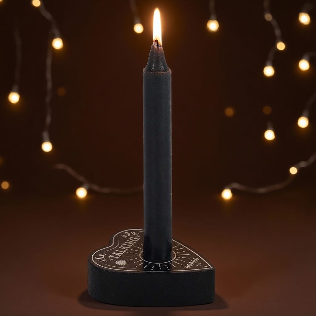 ouija board kaarsen houder close up