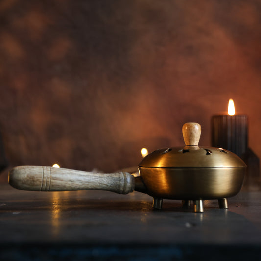 Messing Wierookhouder Pan-Model