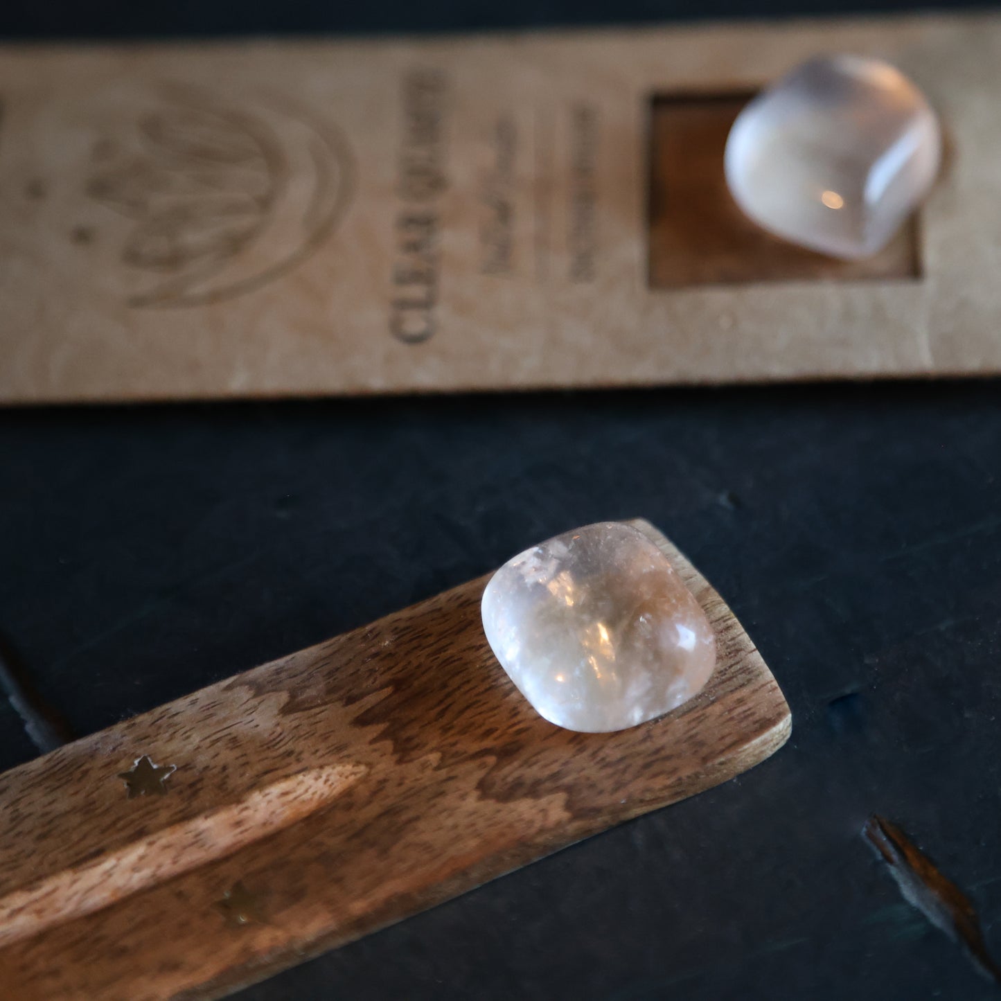 Wierookhouder met Bergkristal 