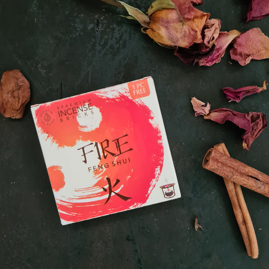 Aromafume feng shui wierookblokjes vuur