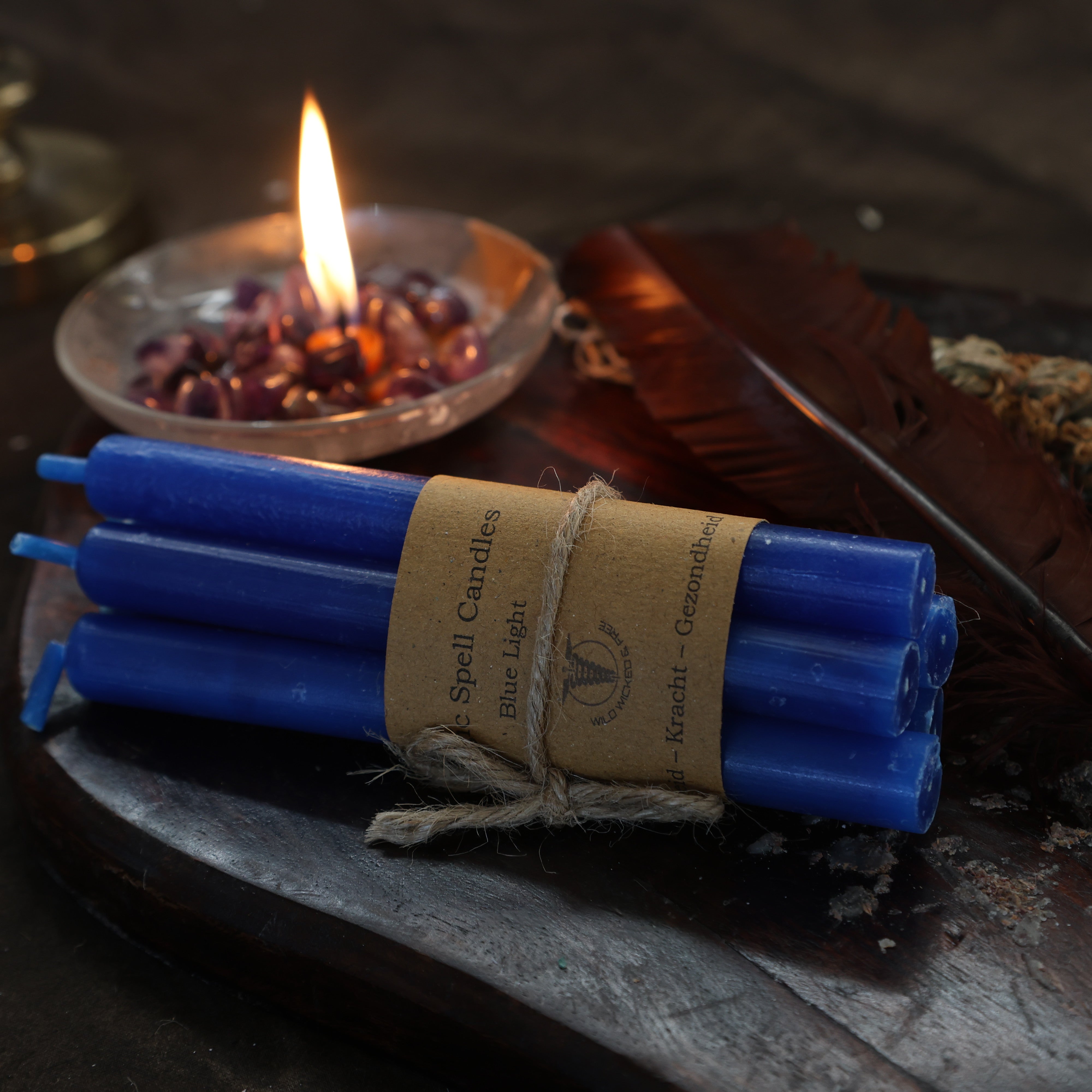 Explosieven Conventie bijkeuken Magic spell kaarsen Blauw – Wild Wicked & Free
