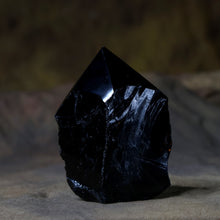 Lade das Bild in den Galerie-Viewer, Obsidiaan zwart magische steen wicca
