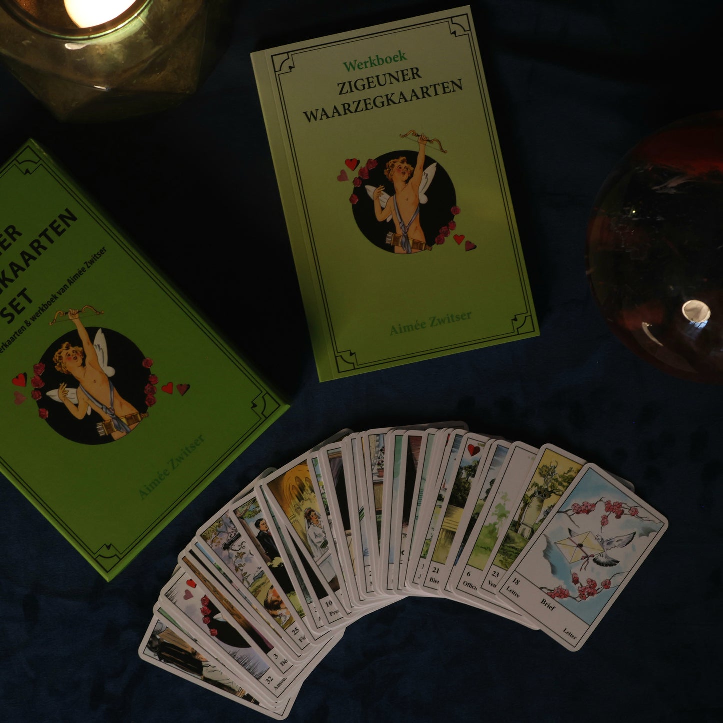 Zigeuner waarzegkaarten met Werkboek