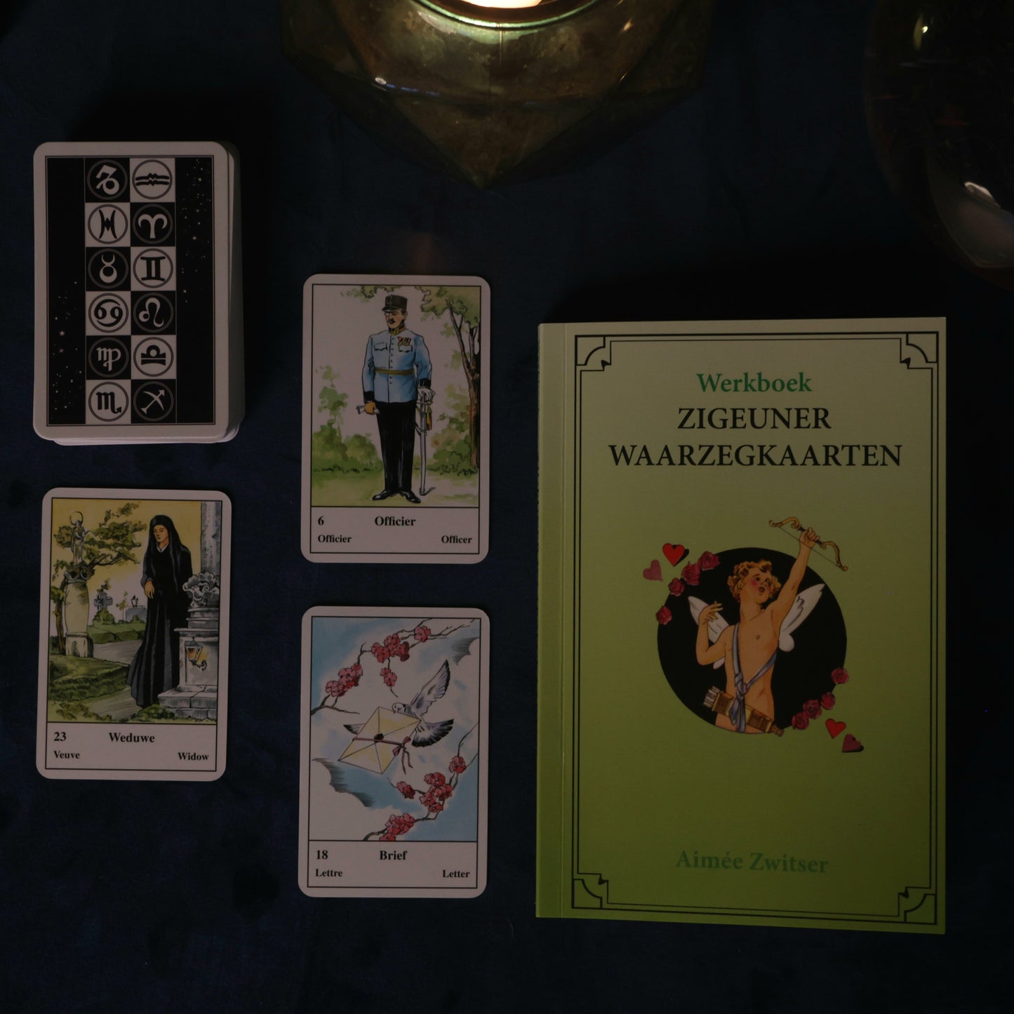 Zigeuner waarzegkaarten met Werkboek
