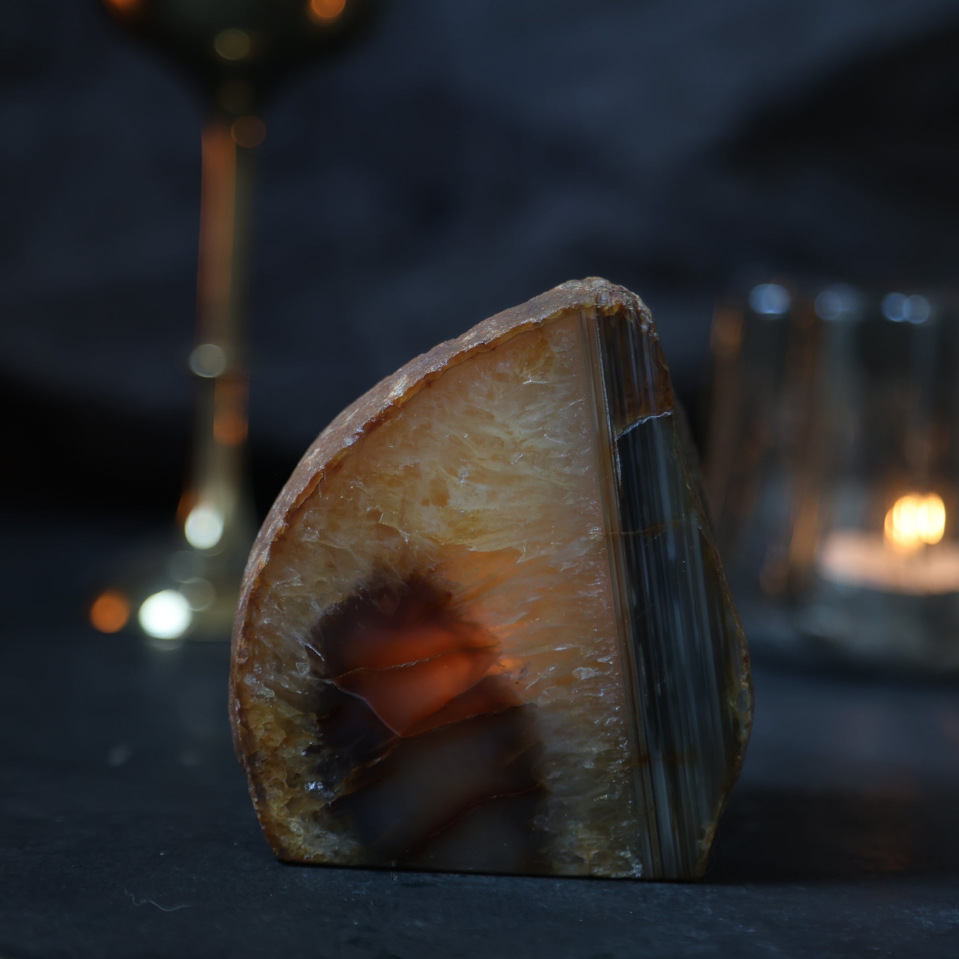 Agaat Theelichthouder - Wild Wicked & Free