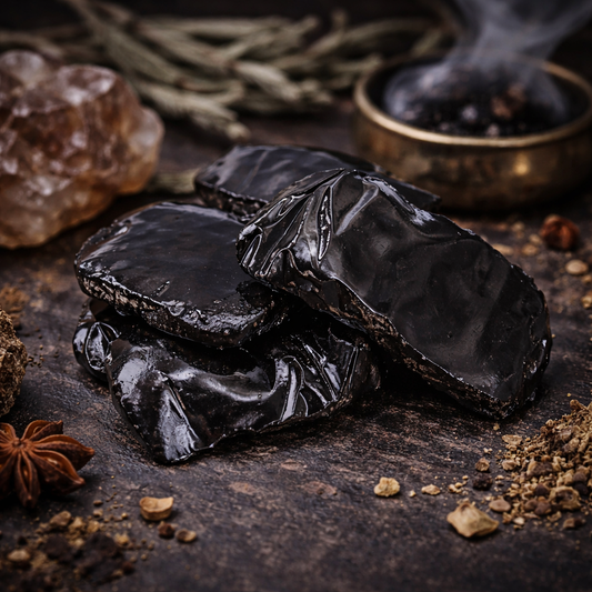 Koop pure labdanum hars voor wierook, meditatie en bescherming. Warme ambergeur, 100% natuurlijk en perfect voor ritueel gebruik. Wild Wicked & Free.
