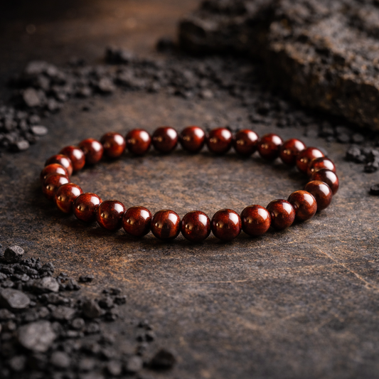 Armband Rode Tijgeroog AA – Kracht & Doorzettingsvermogen