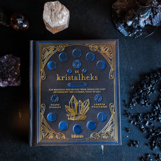 De Kristalheks boek door Shawn Robbins en Leanna Greenaway, gebonden, 316 pagina’s over kristalheling