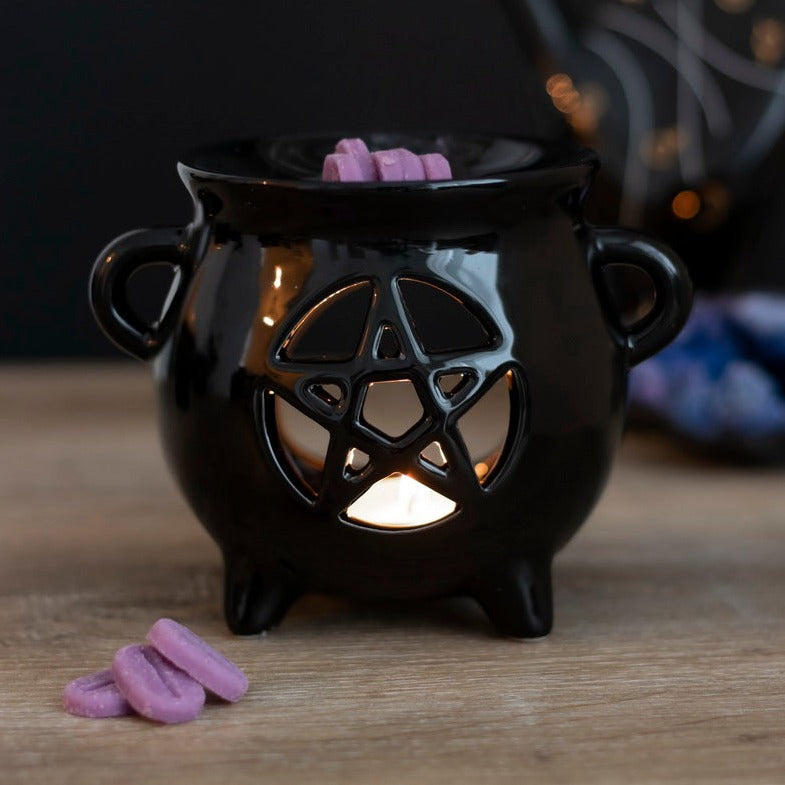 Olie en Wax brander Pentagram