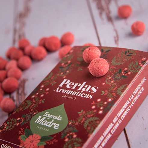 Perles parfumées au bois de santal
