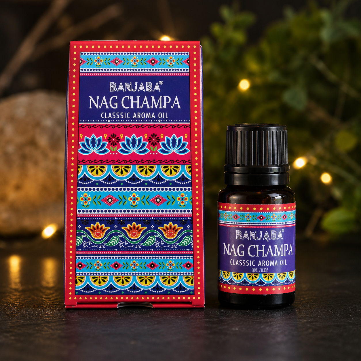 Nag Champa geurolie van Banjara voor aromabrander en diffuser