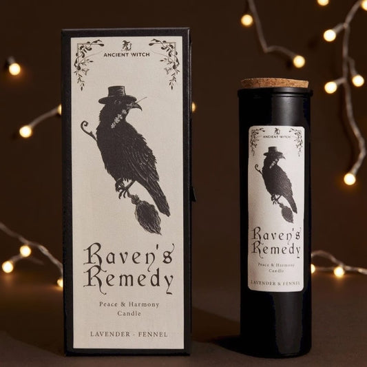 Ancient Witch Raven’s Remedy Candle – Peace &amp; Harmony

Vind rust, helderheid en balans met de Raven’s Remedy Candle – Peace &amp; Harmony van Ancient Witch.