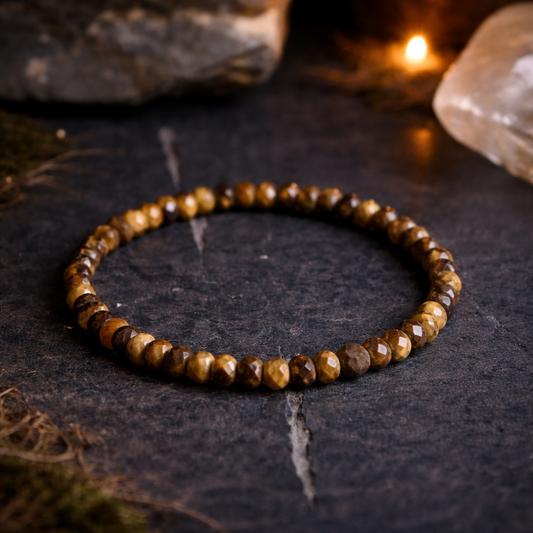 Tijgeroog armband 6 mm AA facetgeslepen kralen