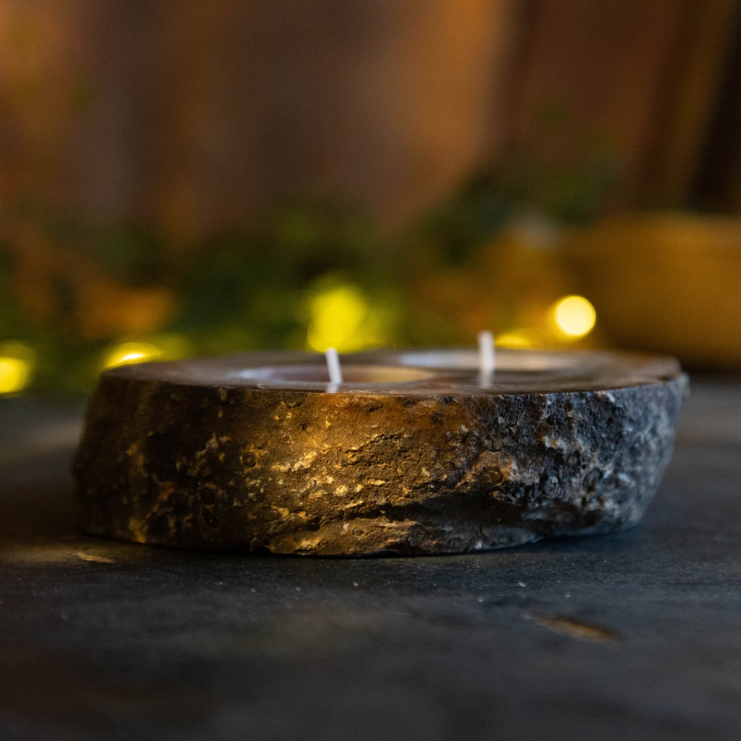 1️⃣ Agaat theelichthouder – natuurlijke edelsteen met historische betekenis, perfect voor meditatie of woondecoratie