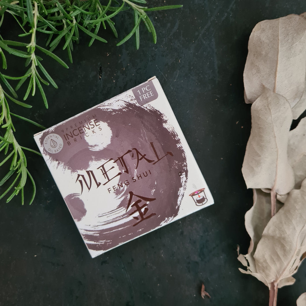 Aromafume metaal metal aromablokjes feng shui