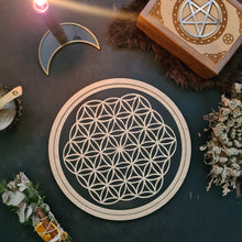 Load image into Gallery viewer, Crystal Grid Tray Flower of Life
