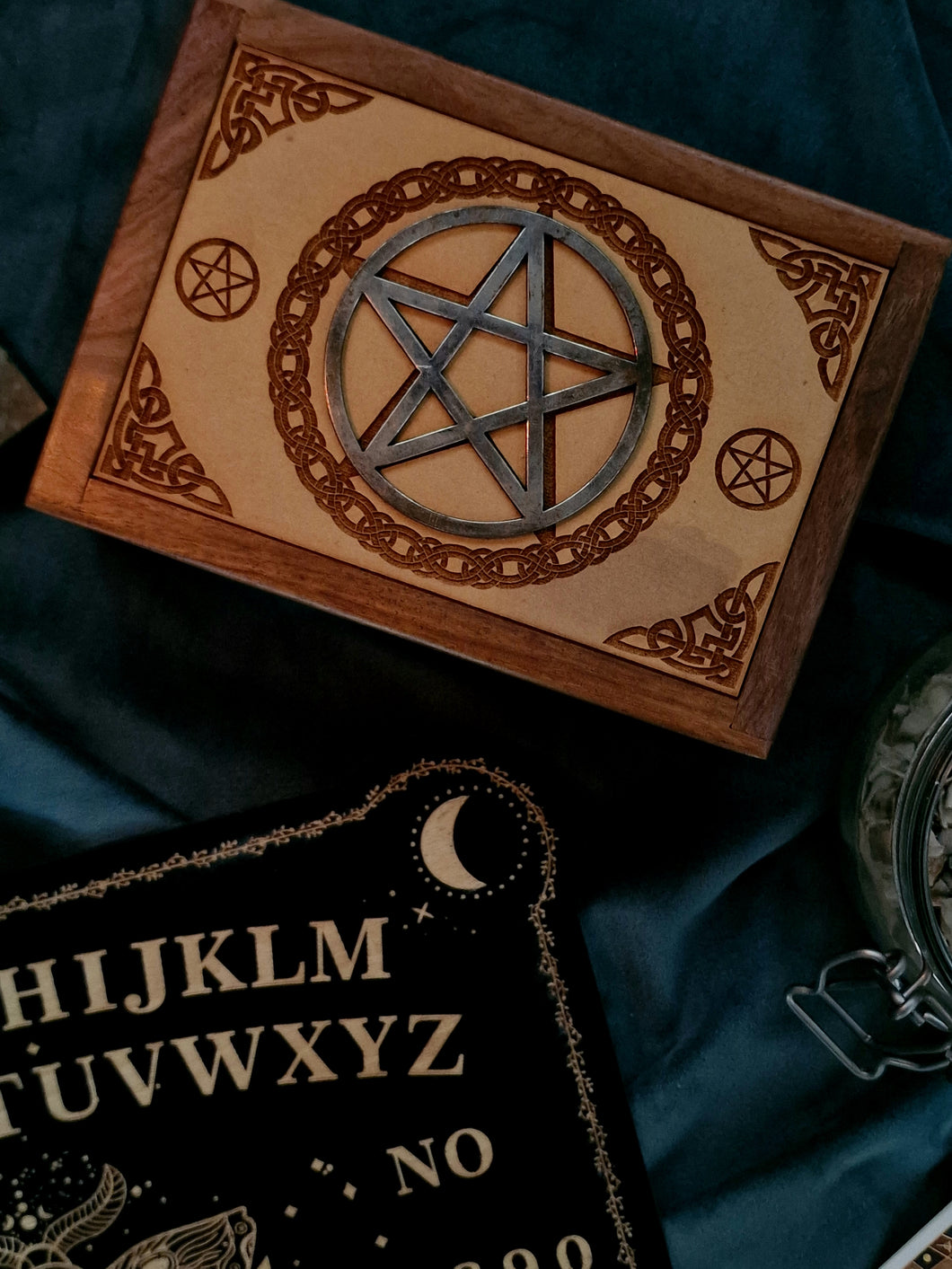Pentagram tarot doos