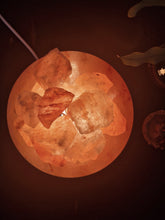 Charger l&#39;image dans la galerie, Lampe en pierre de sel avec bol à feu

