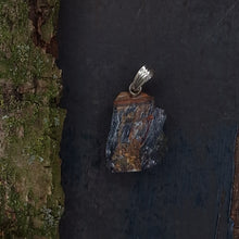 Afbeelding in Gallery-weergave laden, Valkenoog ruw edelsteen hanger ketting sieraad
