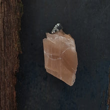 Load image into Gallery viewer, Maansteen ruw edelsteen sieraden ketting
