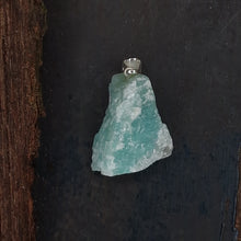 Afbeelding in Gallery-weergave laden, Amazoniet edelsteen ruw hanger sieraden ketting
