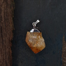 Load image into Gallery viewer, Gebrande Amethist edelsteenhanger
