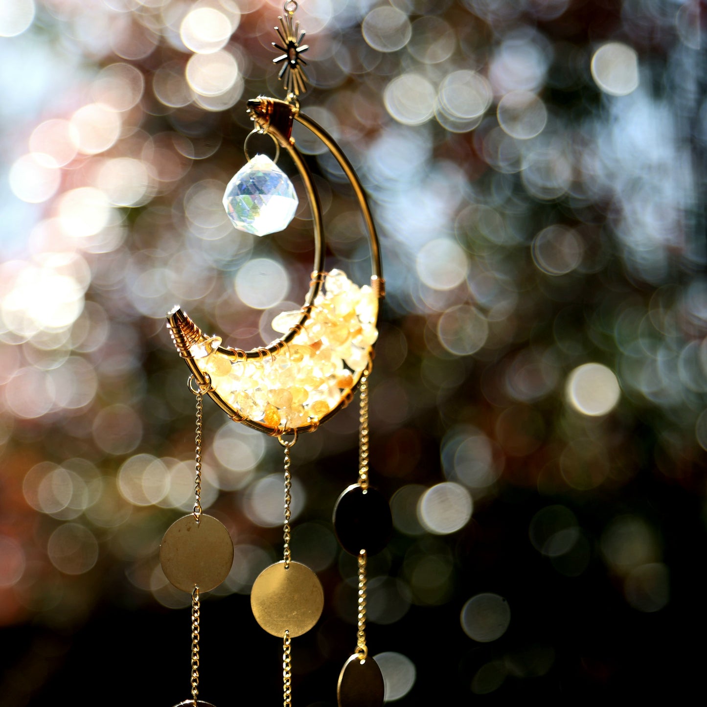 Suncatcher Citrien maan - Wild Wicked & Free