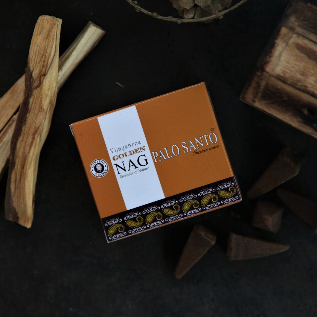 golden nag palo santo wierook wierookkegel natuurlijke