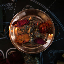 Afbeelding in Gallery-weergave laden, heksenketel wierookbrander wierook flower of life bloem des levens
